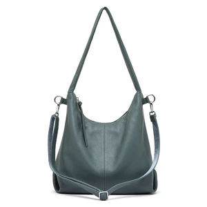 Women Genuine Leather Canvas Handbags Shoulder Bags Blue Women Genuine Leather Canvas Handbags Shoulder Bags Blue