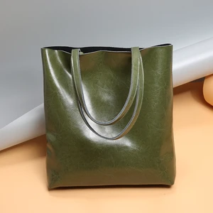 Women Genuine Leather Large Work Tote Bag Womens Travel Shoulder Bag Green Women Genuine Leather Large Work Tote Bag Womens Travel Shoulder Bag Green