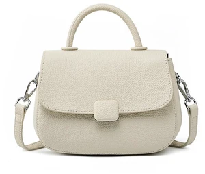 Women Genuine Leather Shoulder Bags Classic Crossbody Purses White Women Genuine Leather Shoulder Bags Classic Crossbody Purses White