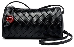 Genuine Leather Women Pillow Bag Black Genuine Leather Women Pillow Bag Black