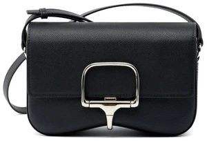 Women Genuine Leather Della Shoulder Crossbody Bag Black Women Genuine Leather Della Shoulder Crossbody Bag Black