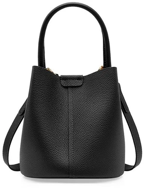 Women Genuine Soft Leather Shoulder Hobo Bag Black Women Genuine Soft Leather Shoulder Hobo Bag Black