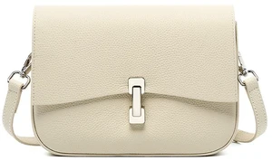 Genuine Leather Women Square Crossbody Shoulder Purse Flap Satchel Handbag White Genuine Leather Women Square Crossbody Shoulder Purse Flap Satchel Handbag White