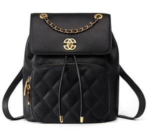 Genuine Leather Backpack Travel Backpack Black Genuine Leather Backpack Travel Backpack Black