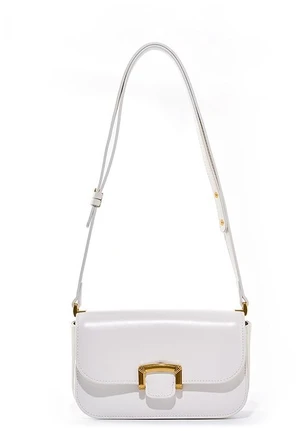 Genuine Leather Women Shoulder Bag Handbag White Genuine Leather Women Shoulder Bag Handbag White