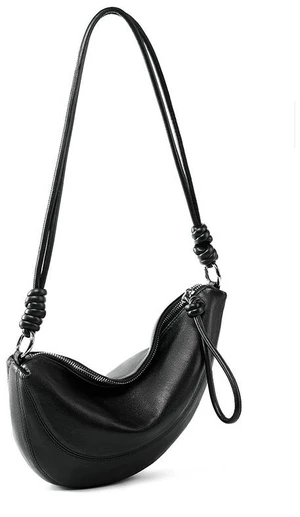Genuine Leather Women Cross Body Bag Cute Designer Handbags Black Genuine Leather Women Cross Body Bag Cute Designer Handbags Black