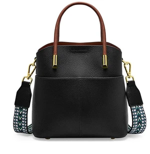 Genuine Leather Woman Crossbody Purses Handbags Shoulder Bags Black Genuine Leather Woman Crossbody Purses Handbags Shoulder Bags Black
