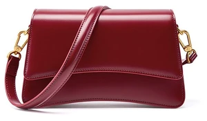 Genuine Leather Women Crossbody Stachel Shoulder Bags Red Genuine Leather Women Crossbody Stachel Shoulder Bags Red