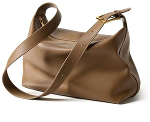 Genuine Leather Classic Crossbody Purses for Lady Handbag Brown Genuine Leather Classic Crossbody Purses for Lady Handbag Brown
