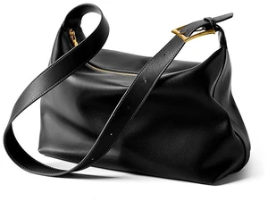 Genuine Leather Classic Crossbody Purses for Lady Handbag Black Genuine Leather Classic Crossbody Purses for Lady Handbag Black
