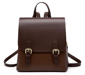 Genuine Leather Backpack Travel Backpack Brown Genuine Leather Backpack Travel Backpack Brown