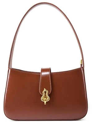 Genuine Leather Women Tote Top Handle Purse Shoulder Satchel Bags Brown Genuine Leather Women Tote Top Handle Purse Shoulder Satchel Bags Brown