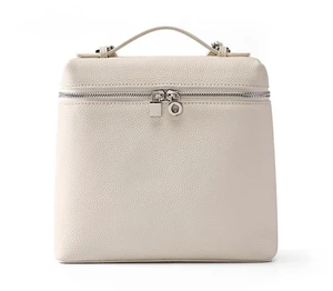 Genuine Leather Women Piana Backpack White Genuine Leather Women Piana Backpack White
