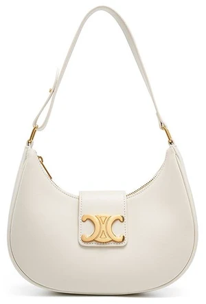 Women Genuine Leather Shoulder Bags Classic Crossbody Purses for Lady Handbag White Women Genuine Leather Shoulder Bags Classic Crossbody Purses for Lady Handbag White
