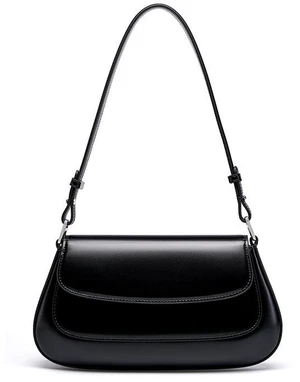 Genuine Leather Women Small Shoulder Purses and Handbags Black Genuine Leather Women Small Shoulder Purses and Handbags Black