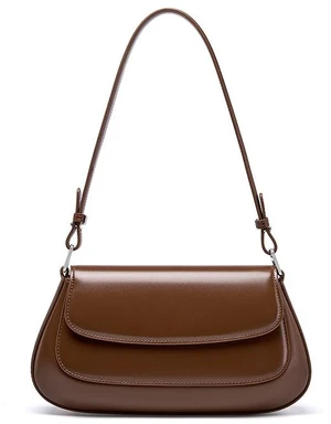 Genuine Leather Women Small Shoulder Purses and Handbags Brown Genuine Leather Women Small Shoulder Purses and Handbags Brown