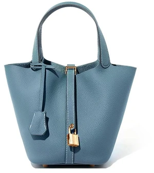 Women Genuine Leather Handbag Shoulder Purse Satchel Tote Crossbody Bag Blue Women Genuine Leather Handbag Shoulder Purse Satchel Tote Crossbody Bag Blue