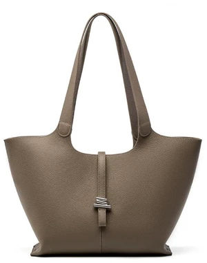 Genuine Leather Shoulder Crossbody Purse For Women Grey Genuine Leather Shoulder Crossbody Purse For Women Grey