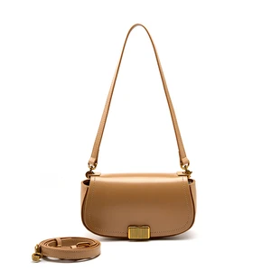 Women's Small Crossbody Bags Lady Cow Leather Shoulder Handbag Brown Women's Small Crossbody Bags Lady Cow Leather Shoulder Handbag Brown