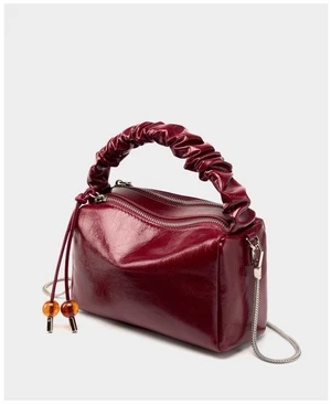 Ladies Genuine Leather Handbags Tote Shoulder Bag Red Ladies Genuine Leather Handbags Tote Shoulder Bag Red