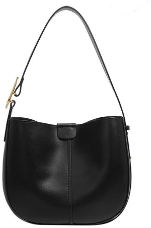 Womens Hobo Genuine Leather Shoulder Bag Top-handle Handbag Ladies Purses Black Womens Hobo Genuine Leather Shoulder Bag Top-handle Handbag Ladies Purses Black