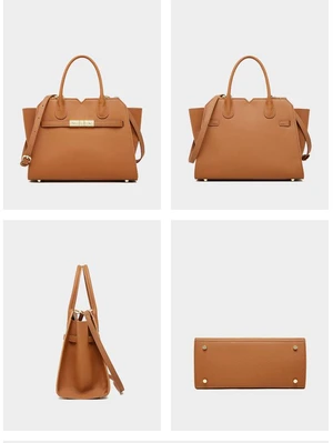 Genuine Leather Women Shoulder Handbag Ladies Crossbody Purse Brown Genuine Leather Women Shoulder Handbag Ladies Crossbody Purse Brown