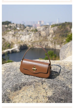 Genuine Leather Women Top Handle Shoulder Purses and Handbags Brown Genuine Leather Women Top Handle Shoulder Purses and Handbags Brown