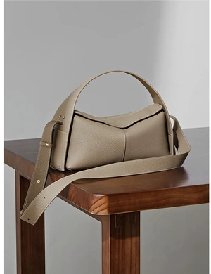 Women Genuine Leather Handbag Grey Women Genuine Leather Handbag Grey