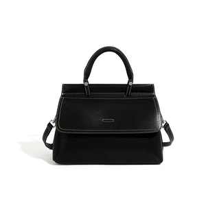 Genuine Leather Women Tote Bag Handbags Black Genuine Leather Women Tote Bag Handbags Black