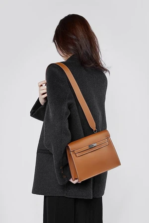 Fashion Genuine Leather Dance Bag Crossbody Bag Brown Fashion Genuine Leather Dance Bag Crossbody Bag Brown