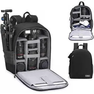 Camera Backpack Bag Water-resistant DSLR SLR for Canon/Nikon/Sony Camera Backpack Bag Water-resistant DSLR SLR for Canon/Nikon/Sony