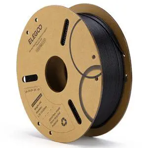 PLA Filament 1.75mm Black 1KG, 3D Printer Filament Dimensional Accuracy +/- 0.02mm, 1kg Cardboard Spool(2.2lbs) 3D Printing Filament Fits for Most FDM 3D Printers PLA Filament 1.75mm Black 1KG, 3D Printer Filament Dimensional Accuracy +/- 0.02mm, 1kg Cardboard Spool(2.2lbs) 3D Printing Filament Fits for Most FDM 3D Printers