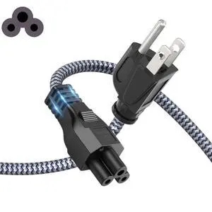 3 Prong AC Power Cord for Computer Laptop, 10ft, Heavy Duty 3 Prong AC Power Cord for Computer Laptop, 10ft, Heavy Duty