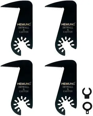 Drywall Blade for Oscillating Tool 4 Pack, Oscillating Saw Blades Fit Dremel, Dewalt, Fein Multimaster, Bosch, Makita, Milwaukee, Rockwell, Ryobi,Craftsman, Ridgid Multitool Drywall Blade for Oscillating Tool 4 Pack, Oscillating Saw Blades Fit Dremel, Dewalt, Fein Multimaster, Bosch, Makita, Milwaukee, Rockwell, Ryobi,Craftsman, Ridgid Multitool