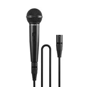 Dynamic Vocal Microphone, Cardioid Microphone with ON/Off Switch, 16.4 ft XLR Cable, Mic Clip, Storage Bag, Wired Handheld Mic for Singing, Stage, Studio, Karaoke (PM-25S) Dynamic Vocal Microphone, Cardioid Microphone with ON/Off Switch, 16.4 ft XLR Cable, Mic Clip, Storage Bag, Wired Handheld Mic for Singing, Stage, Studio, Karaoke (PM-25S)