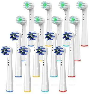 Replacement Toothbrush Heads for Oral B Braun, 16 Pack Electric Toothbrush Heads, Precision Clean Brush Heads Refill Compatible with Oral-B 7000/Pro 1000/9600/5000/3000/8000 (16pack) Replacement Toothbrush Heads for Oral B Braun, 16 Pack Electric Toothbrush Heads, Precision Clean Brush Heads Refill Compatible with Oral-B 7000/Pro 1000/9600/5000/3000/8000 (16pack)