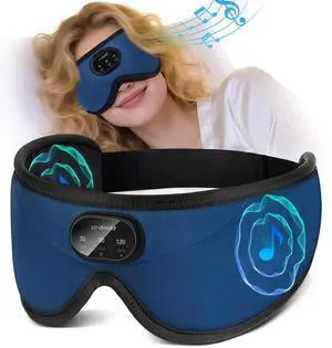 5.4 Bluetooth Sleep Mask with White Noise,Sleep Headphones,Bluetooth Wireless Music Eye Mask, Ideal for Travel, Night Work, Side Sleeping and Office Use for Both Men and Women(Dusty Cyan) 5.4 Bluetooth Sleep Mask with White Noise,Sleep Headphones,Bluetooth Wireless Music Eye Mask, Ideal for Travel, Night Work, Side Sleeping and Office Use for Both Men and Women(Dusty Cyan)