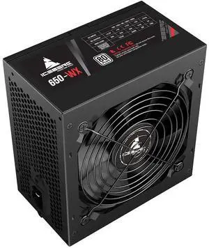 Iceberg Gaming PC Power Supply Unit 650-WX 650W 80 Plus White One (1) PCIe 6+2 + one (1) PCIe 6 conectors Iceberg Gaming PC Power Supply Unit 650-WX 650W 80 Plus White One (1) PCIe 6+2 + one (1) PCIe 6 conectors