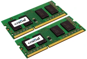 Crucial 16GB kit (8GBx2), 204-pin SODIMM, DDR3 PC3-12800, Crucial 16GB kit (8GBx2), 204-pin SODIMM, DDR3 PC3-12800,