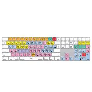 KB Covers Pro Tools Shortcut Aluminum Keyboard for macOS Color-Coded Audio Editing Keys, US Layout, USB-C Wired with 2 USB Ports, Compatible with MacBook & iMac KB Covers Pro Tools Shortcut Aluminum Keyboard for macOS Color-Coded Audio Editing Keys, US Layout, USB-C Wired with 2 USB Ports, Compatible with MacBook & iMac