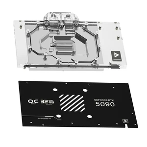Barrow GPU Water Block for Gigabyte RTX5090 D Gaimg/Windforce/Master, Full-Cover GPU Waterblack Include Backplate, Copper Base Cooling, Designed for High-Load Gaming Water Cooling Barrow GPU Water Block for Gigabyte RTX5090 D Gaimg/Windforce/Master, Full-Cover GPU Waterblack Include Backplate, Copper Base Cooling, Designed for High-Load Gaming Water Cooling