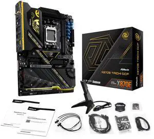 ASRock X870E Taichi OCF Socket AM5 ATX Motherboard, Supports AMD Ryzen 9000/8000/7000 Series, 22+2+1 Power Phase, DDR5, 2X PCIe 5.0 x16, USB4, WiFi 7, 5GbE LAN ASRock X870E Taichi OCF Socket AM5 ATX Motherboard, Supports AMD Ryzen 9000/8000/7000 Series, 22+2+1 Power Phase, DDR5, 2X PCIe 5.0 x16, USB4, WiFi 7, 5GbE LAN