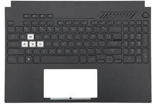 BestParts Palmrest with RGB Backlit Keyboard Replacement for ASUS TUF Gaming F15 FX507 FX507ZC FX507ZE, A15 FA507 (for 56Wh Battery Models, Single Air Outlet Vent, US Layout, Transparent WASD Keys) BestParts Palmrest with RGB Backlit Keyboard Replacement for ASUS TUF Gaming F15 FX507 FX507ZC FX507ZE, A15 FA507 (for 56Wh Battery Models, Single Air Outlet Vent, US Layout, Transparent WASD Keys)