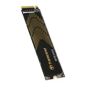 Transcend 2TB MTE245S M.2 2280 PCIe Gen4x4 SSD, with Graphene Heatsink, Single Sided, 3D TLC, NVMe Internal Gaming SSD, Up to 5,300/4,600 MB/s - TS2TMTE245S Transcend 2TB MTE245S M.2 2280 PCIe Gen4x4 SSD, with Graphene Heatsink, Single Sided, 3D TLC, NVMe Internal Gaming SSD, Up to 5,300/4,600 MB/s - TS2TMTE245S