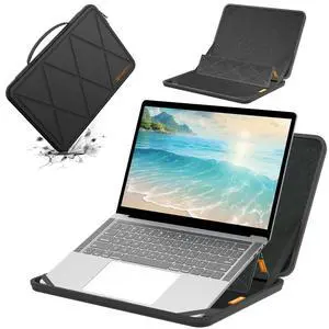 Smatree MS81T Hard EVA Protective Sleeve Case with Stand Compatible for 15.6 inch DELL 15 DC15250/DC15255, Anti-Shock and Waterproof Laptop Bag Smatree MS81T Hard EVA Protective Sleeve Case with Stand Compatible for 15.6 inch DELL 15 DC15250/DC15255, Anti-Shock and Waterproof Laptop Bag