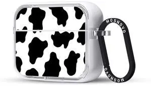 MOSNOVO for Airpods Pro & Airpods Pro 2 Case, Protective Clear Case with Shockproof Dual Layer Hard Luxe Metal Ring Designed for Airpods Pro 2 Generation - Cow Print MOSNOVO for Airpods Pro & Airpods Pro 2 Case, Protective Clear Case with Shockproof Dual Layer Hard Luxe Metal Ring Designed for Airpods Pro 2 Generation - Cow Print
