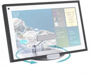 Letlar Tilt and Swivel Stand for Echo Show 15, Make of Aluminum Alloy, Rotatable and Foldable, Echo Show 15 Mount Suitable for 8"-16" Tablet/iPad, Work for Portrait Landscape Mode, Silver Letlar Tilt and Swivel Stand for Echo Show 15, Make of Aluminum Alloy, Rotatable and Foldable, Echo Show 15 Mount Suitable for 8"-16" Tablet/iPad, Work for Portrait Landscape Mode, Silver