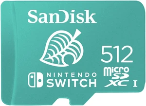 SANDISK 512GB microSD Card, Animal Crossing Leaf Edition SANDISK 512GB microSD Card, Animal Crossing Leaf Edition