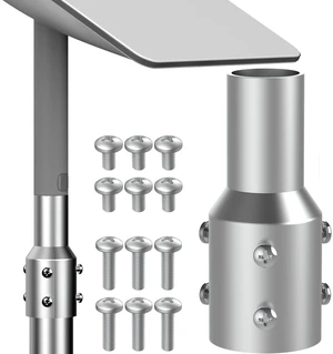 Starlink Pipe Adapter, Designed for Starlink Second-Gen Dish, Mast Reducer Joint 2.0 Pipe Adapter, Suitable for TV Mast and Satellite Mast Starlink Pipe Adapter, Designed for Starlink Second-Gen Dish, Mast Reducer Joint 2.0 Pipe Adapter, Suitable for TV Mast and Satellite Mast