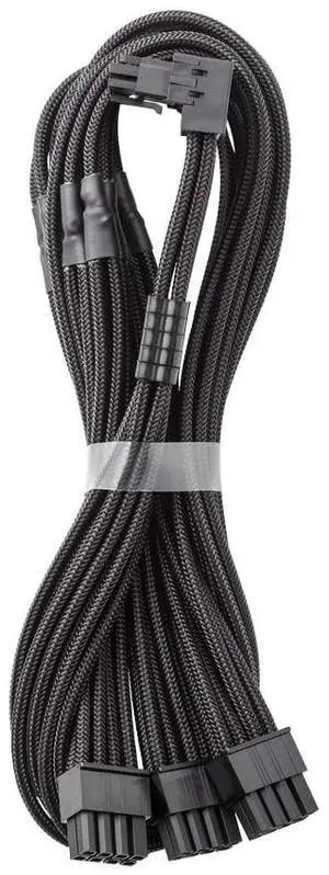 CableMod C-Series Pro ModMesh Sleeved 12VHPWR 90 StealthSense PCI-e Cable for Corsair - Variant B (Black, 16-pin to Triple 8-pin, 60cm) CableMod C-Series Pro ModMesh Sleeved 12VHPWR 90 StealthSense PCI-e Cable for Corsair - Variant B (Black, 16-pin to Triple 8-pin, 60cm)